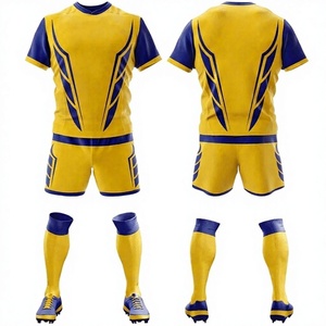 Ensembles d'uniformes de volley-ball pour hommes sur mesure de qualité supérieure, imprimés par sublimation, respirants, 100 % polyester, poids du tissu 300 g - Product Image 1