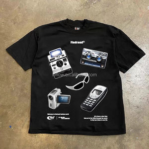 T-shirt in cotone 230g t-shirt Premium di personalizzazione rapida per gli uomini con disegni grafici personalizzati stampa Streetwear a trasferimento termico - Product Image 1