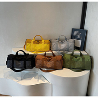 Sac à bandoulière de voyage pour femme grande capacité, léger, tendance, sac de sport pour femme, sac bandoulière durable à large sangle