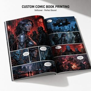 Servicio de Impresión de Cómics Personalizados Ecológicos, Libro de Manga e Ilustraciones a Todo Color de Alta Calidad con Encuadernación Perfecta en China - Product Image 2