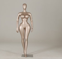Mannequin en fibre de verre grande taille BBL, modèle de présentation de vêtements pour corps entier