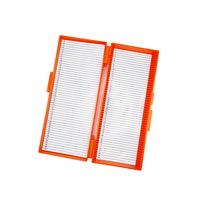 Factory High Quality Slide Storage Box with Index Sheet and Durable ABS Material for Standard 25x75mm Microscope Slides Lab Use