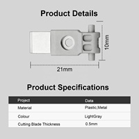 Suku cadang pemotong filamen pengganti pisau pemotong filamen untuk printer 3D Mini Bambu Lab X1/X1C/P1S/P1P/A1/A1
