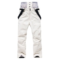 Pantalon de ski YZ pour femme, homme, couple, hiver, extérieur, snowboard, coupe-vent, imperméable, chaud, épais, 100% polyester, avec sangle