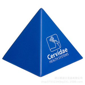 Pu Fidget Toy Pyramid Shape High <b>Rebound</b> Stress Relief For Kids 8-13 Years Unisex - Product Image 4