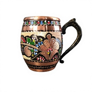 Hand Painting Design 500ml Aluminum Tankard Eco-Friendly <b>Double</b> <b>Wall</b> Vacuum Thermos Beer <b>Mugs</b> OEM Bar Party Food-Safe Dishwasher - Product Image 6