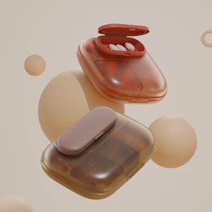 Boîte de rangement de pilules multifonctionnelle en PP durable à 4/6 compartiments, petite, pour voyage hebdomadaire, support de poche portable, vente en gros - Product Image 6