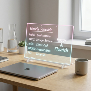 Lavagna Luminosa LED in Acrilico Alimentata USB con 8 Colori RGB, 6 Modalità e 7 Penne per Bambini, Vendita all'Ingrosso OEM ODM - Product Image 3