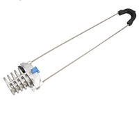 AC-O-07-500 Penjepit Pengurang Beban Kabel Gantung dari Paduan Aluminium, Konektor Tap Kabel Optik, Daya Jaringan