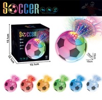 Ballon de football lumineux coloré rechargeable avec 12 modes d'éclairage pour enfants, idéal pour les jeux nocturnes en extérieur, cadeau