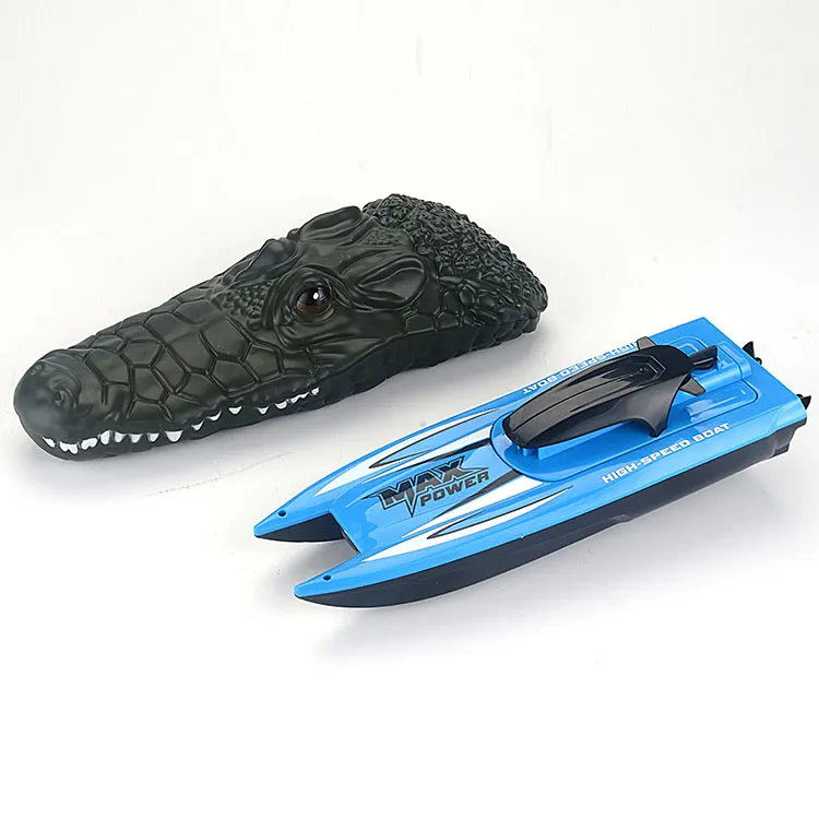 High Quality Educational Children'S Remote Control Boat Toy Remote Control Crocodile Model Toy