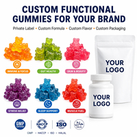 Gummies de créatine monohydrate OEM ODM pour le soutien de l'entraînement et la croissance musculaire, saveur fruitée, complément alimentaire