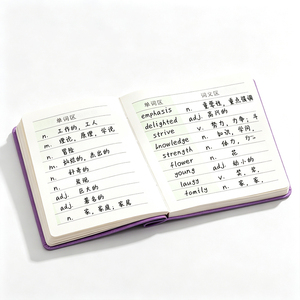 Libro tascabile di vocabolario australiano 100x100mm, mini quaderno di parole inglesi per studenti, apprendimento delle lingue e studio quotidiano - Product Image 4