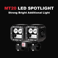 Ferei 8000LM moto LED conduite lumière sans fil à distance Spot/inondation/brouillard/avertissement Modes IPX8 étanche CNC projecteur pour bmw Gs