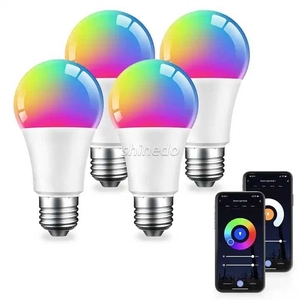 Smart <strong>Light</strong> <strong>Bulbs</strong> <strong>LED</strong> Color Changing <strong>Light</strong> <strong>Bulb</strong> Smart Home <strong>Lights</strong> Works With Alexa Google Assistant - Product Image 1