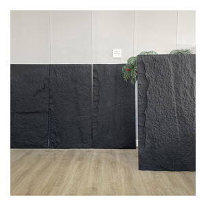 Panneaux muraux en pierre calcaire en vrac modernes pour l'extérieur, panneaux de décoration de maison en pierre artificielle pour les murs extérieurs des villas, panneaux en mousse - Product Image 1