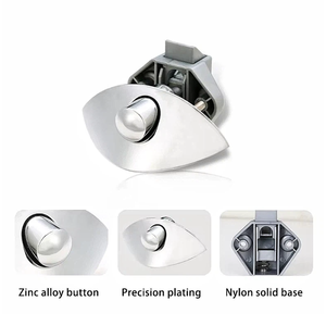 Serratura a pulsante senza chiave per ante di armadietti da <span class=keywords><strong>roulotte</strong></span>, serratura a mezzaluna per mobili marini e cassetti di camper - Product Image 3