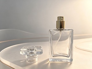 Clear Square <b>Glass</b> Perfume Bottle Empty Fragrance <b>Packaging</b> Container 30 ml Spray Bottle - Product Image 6