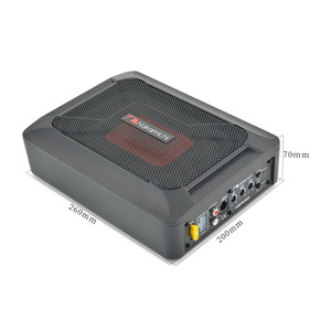 Nakamichi NBF618S Subwoofer de siège de voiture 260x200x70mm Audio stéréo actif 8 pouces pour LCV Europe - Product Image 1