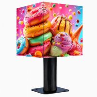 Pantalla LED Holográfica en Forma de Cubo, Pantalla LED 3D Transparente para Exhibiciones, Escaparates y Publicidad