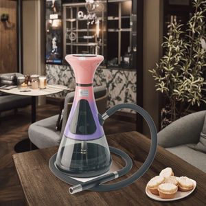 Cachimba Eléctrica Esmerilada LED <span class=keywords><strong>Recargable</strong></span> al por Mayor con Logo Personalizado para Bar, Coche y Viaje, Fabricada con Sabores de Shisha Gratis - Product Image 6