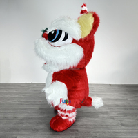 Costumes gonflables de lion de mascotte traditionnelle chinoise de danse de lion pour la décoration et la représentation d'événement