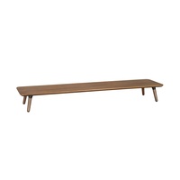 Monitor de madera para ordenador portátil, soporte elevador con pies en ángulo para muebles de oficina y hogar, pantalla de 13 "~ 32"