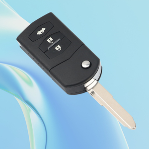 SZMAISHI MAZ24R, <span class=keywords><strong>3</strong></span> botones, hoja de <span class=keywords><strong>llave</strong></span> sin cortar, carcasa de <span class=keywords><strong>llave</strong></span> de coche con Control remoto abatible para reemplazo de <span class=keywords><strong>MAZDA</strong></span>, <span class=keywords><strong>funda</strong></span> de llavero en blanco para vehículo inteligente - Product Image 4