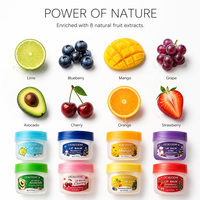 OEM Private Label Kerst Lipbalsem Set PDRN Hydraterende Lipmasker Fruitextract Hydraterende Droge Lipverzorging Cadeauset