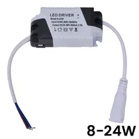 Conducteur LED 240-260mA, transformateur de lumière AC85-265V, adaptateur d'alimentation à courant constant pour bande lumineuse, projecteurs, lampadaires