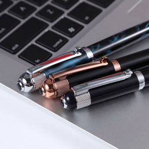 Custom <b>Light</b> Luxury Metal Ballpoint Pen 0.7mm Customizable Logo Novelty Gift Pen for Business Use Multi-Colored Ink - Product Image 2