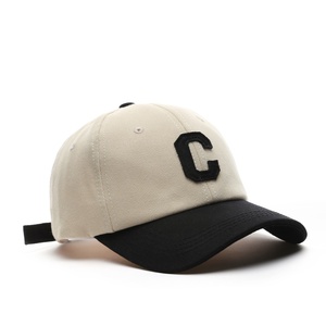 Casquette de baseball prête à être expédiée avec logo en feutre Taille réglable Bicolore 6 panneaux Casquette de course structurée Casquettes de sport en plein air Toutes saisons - Product Image 6