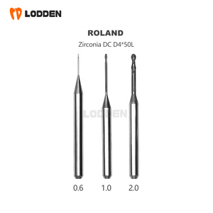 ROLAND Zirconia D4 * 50L frese fresatura fresatrice CADCAM laboratorio dentale frese - Product Image 5