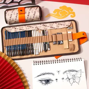 36pcs Portable Artist Sketching <strong>Pencil</strong> <strong>Drawing</strong> Kit - Product Image 2