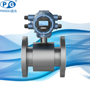 OEM 4 inci baja karbon 0.5% akurasi flens koneksi air minyak cair pengukur aliran lumpur - Product Image 1