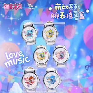 Authentique TOPTOY Hatsune Miku Série Mignonne Montre Boîte Surprise Mystère 12 pièces/lot Montre-bracelet à Quartz Anime Cadeau de Collection pour Filles - Product Image 3