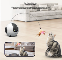 Robot de soin des animaux de compagnie - Robot intelligent pour se déplacer dans la maison pour chats et chiens - Caméra haute définition 4MP