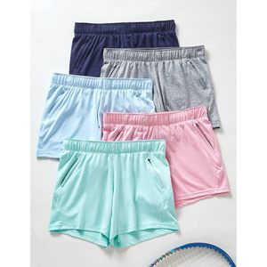 Pantalones cortos deportivos para mujer FOXA, entrepierna de 5 pulgadas, ligeros, atléticos, informales, con bolsillos con cremallera - Product Image 6