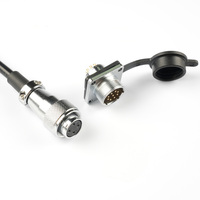Connecteur d'alimentation carré WS16 pour équipement de communication (prise mâle-femelle 2-10 broches, lot de paires)