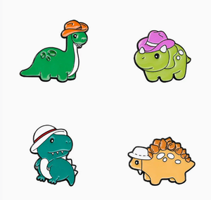 Mignon petit dinosaure badge bébé broche dessin animé mignon ananas maison personnalisé Anime émail broches Kawaii Pikachu épinglette à vendre - Product Image 1