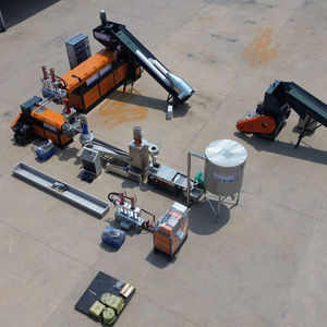 เครื่องจักรโรงงานผลิตเม็ดพลาสติก HDPE PP ระดับมืออาชีพ สายการผลิตเม็ดพลาสติกแข็ง PP PE PVC เครื่องบดพลาสติก เครื่องรีไซเคิลพลาสติกเหลือใช้ - Product Image 1