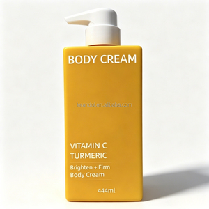 Crème Corporelle Éclaircissante au Curcuma et Vitamine C 444ml 5.5 pour <span class=keywords><strong>Taches</strong></span> Brunes, Teint Irrégulier, Hydratant Raffermissant pour une <span class=keywords><strong>Peau</strong></span> Éclatante - Product Image 1