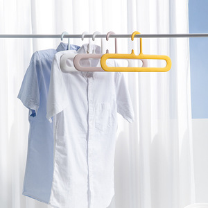 HeDou Plastic Clothes Hanger Rectangle Non Slip Hook Type For Clothes Trouser Tie Storage Organizer LSAI08 - Product Image 2