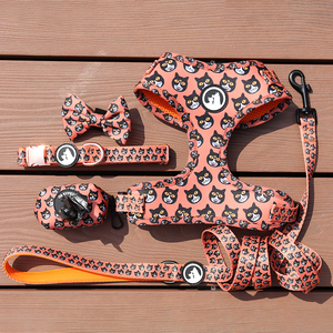 <span class=keywords><strong>Harness</strong></span> Anak Anjing Perjalanan Luar Ruangan Berjalan Grosir Tahan Lama Lembut Neoprene Poliester Sublimasi Anjing Peliharaan <span class=keywords><strong>Harness</strong></span>