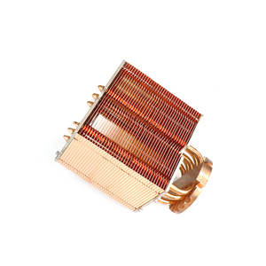Radiador Refrigerado por Aire de 300W, Cobre Puro, para Servidor 4U, Ventilador de Servidor, Radiador de CPU, 5 Tubos de Calor - Product Image 1