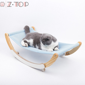 New design removable wooden pet cat dog sofa bed pet hammock swing bed