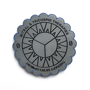 Pièce de défi personnalisée en argent antique à bord festonné, motif <span class=keywords><strong>module</strong></span> <span class=keywords><strong>lunaire</strong></span> avec remplissage de peinture, vente en gros, excellent rapport qualité-prix - Product Image 2