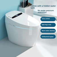 WC intelligent PLMR NJ-902 avec chasse d'eau automatique, siège chauffant, télécommande, auto-nettoyage, bidet électrique, toilette intelligente pour salle de bain