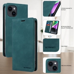 Funda de Cuero con Protección FRID y Cartera Magnética para iPhone 17 Air 16E 16 15 Plus 14 13 Mini 12 Pro Max 11 XR X XS, Estilo Retro - Product Image 4