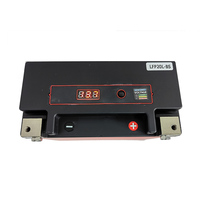 Batería de Motocicleta TNE de Litio Hierro 12V 12.8V 18Ah 810CCA LFP20L-BS LiFePO4 con Medidor, 2000 Ciclos, -20-60C